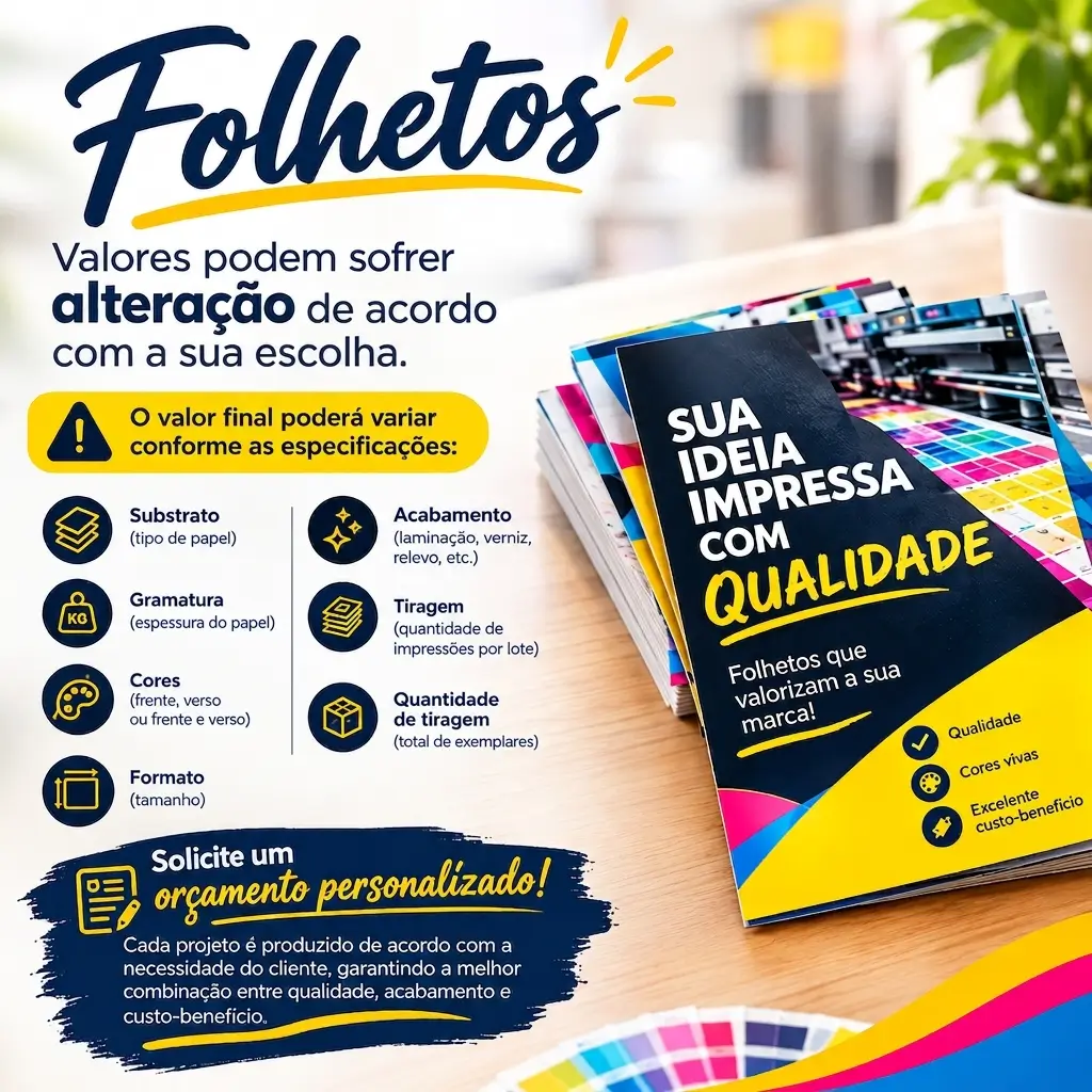 Folhetos Personalizados - Imagem 0