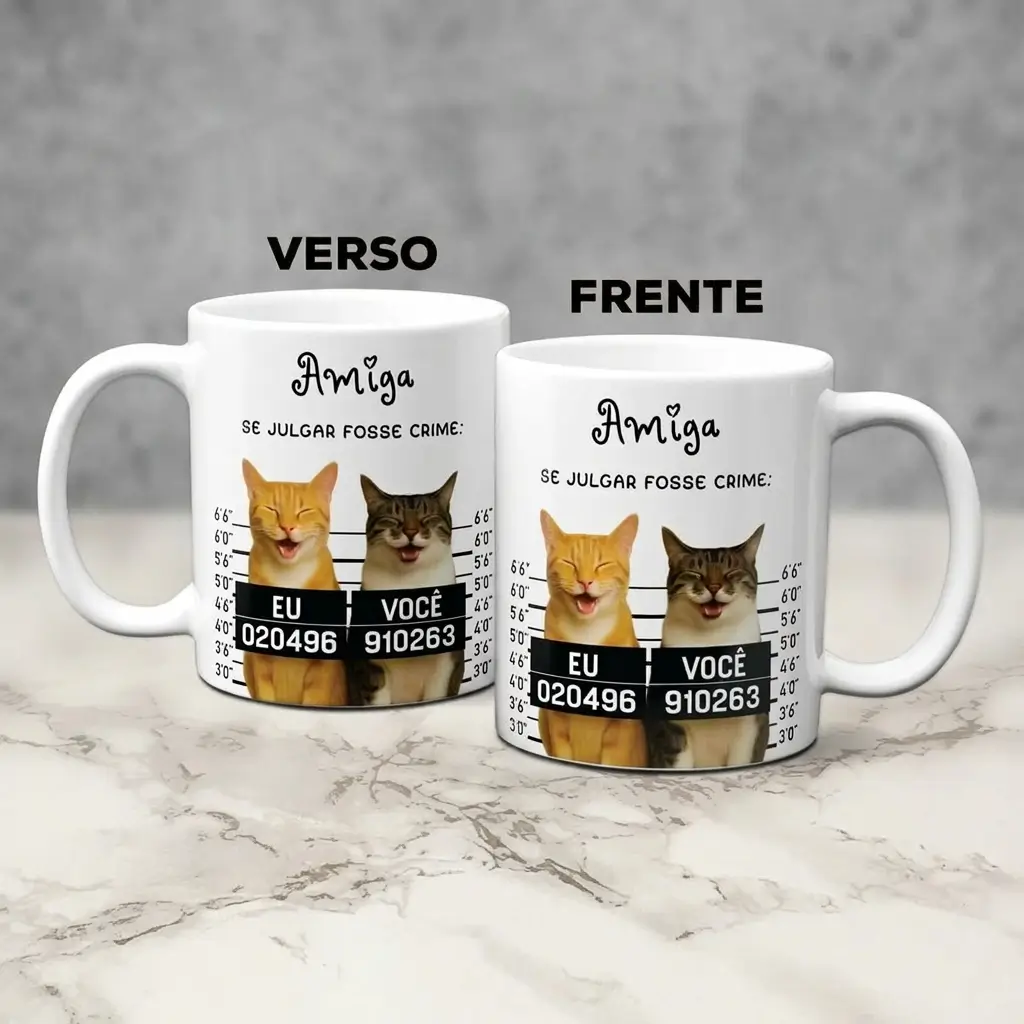 Canecas Engraçadas Amiga Julgadora - Imagem 0
