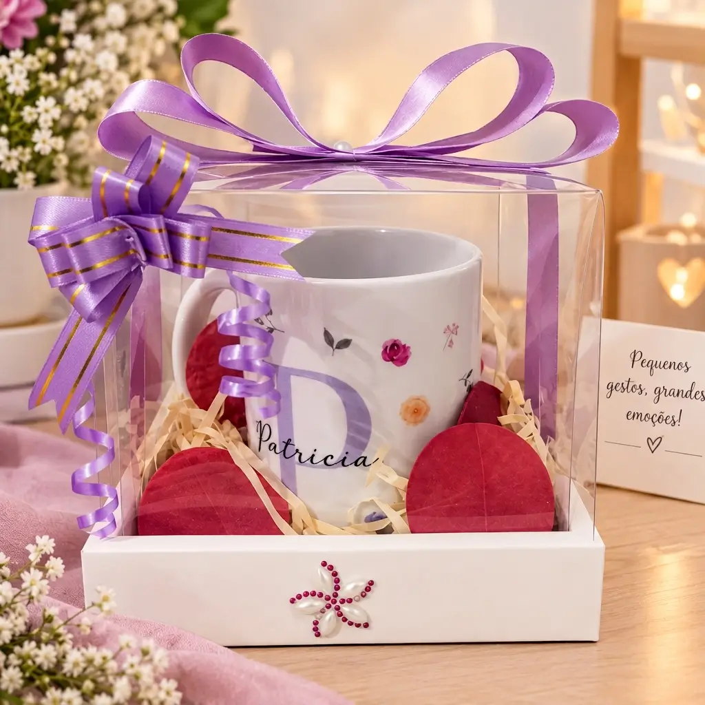 Caneca Alfabeto Florecer P - Imagem 0
