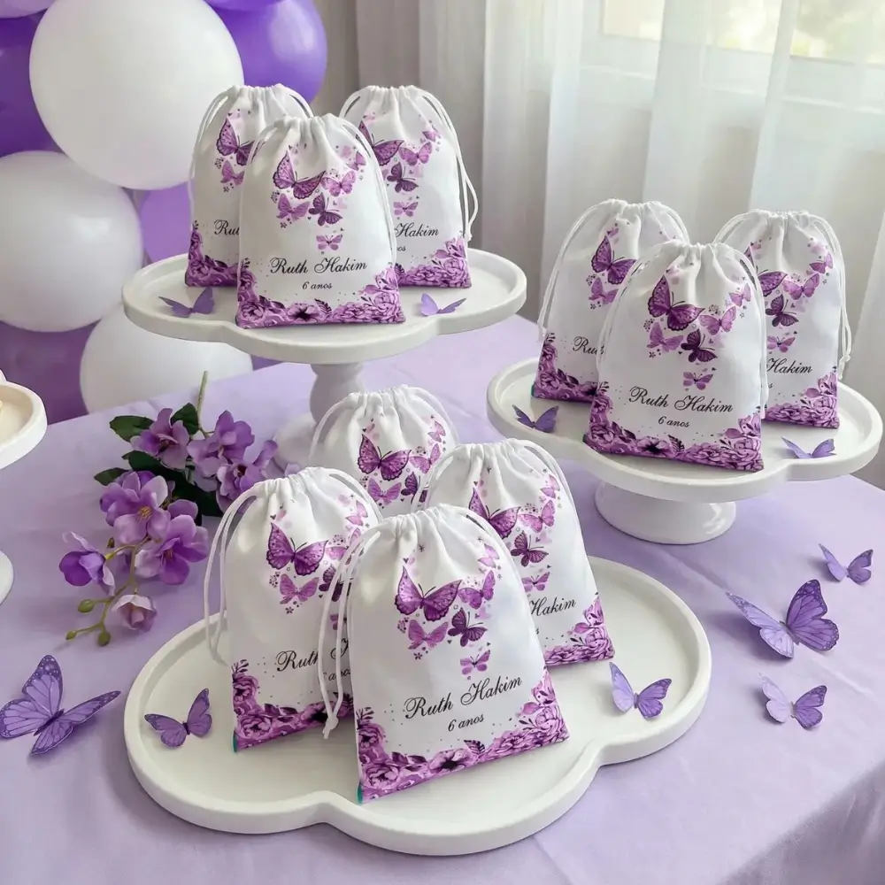 Mochila Infantil  Personalizada Borboletas