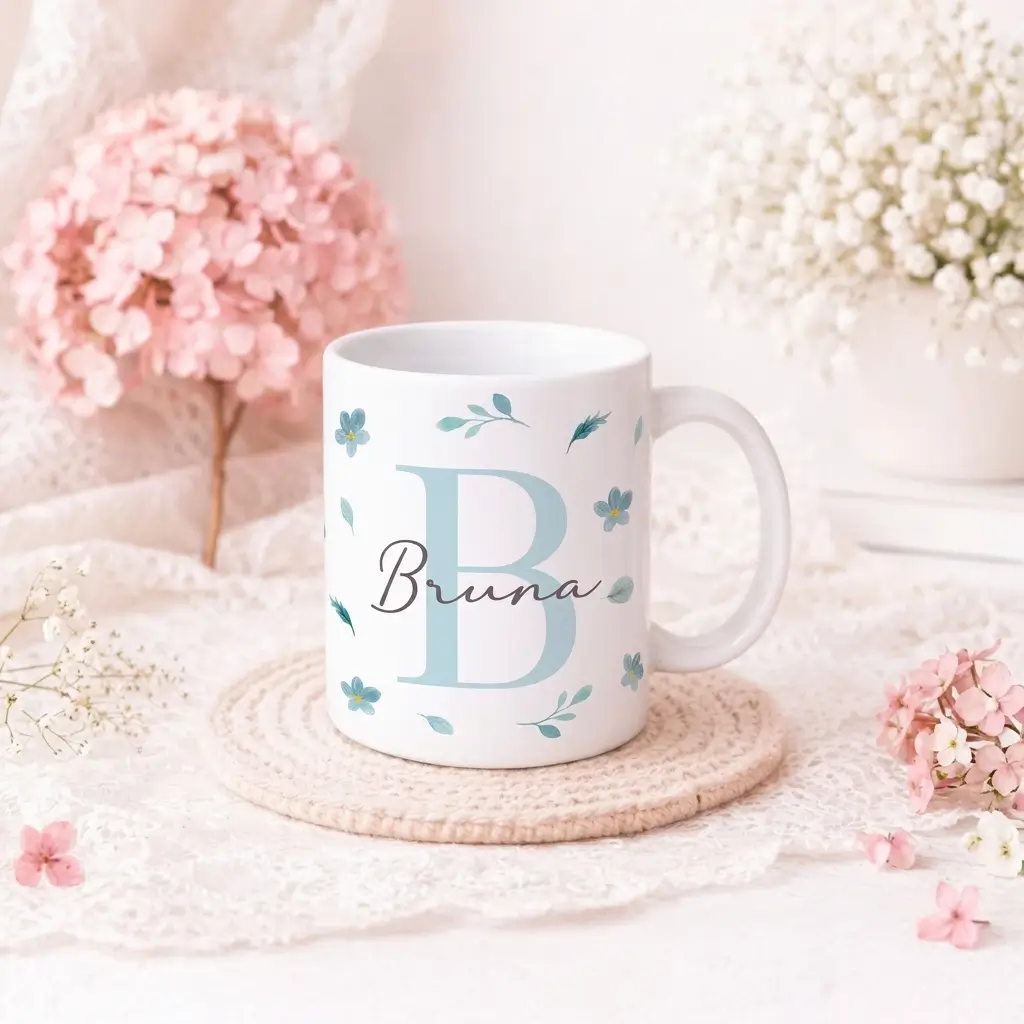 Caneca Alfabeto Florecer B