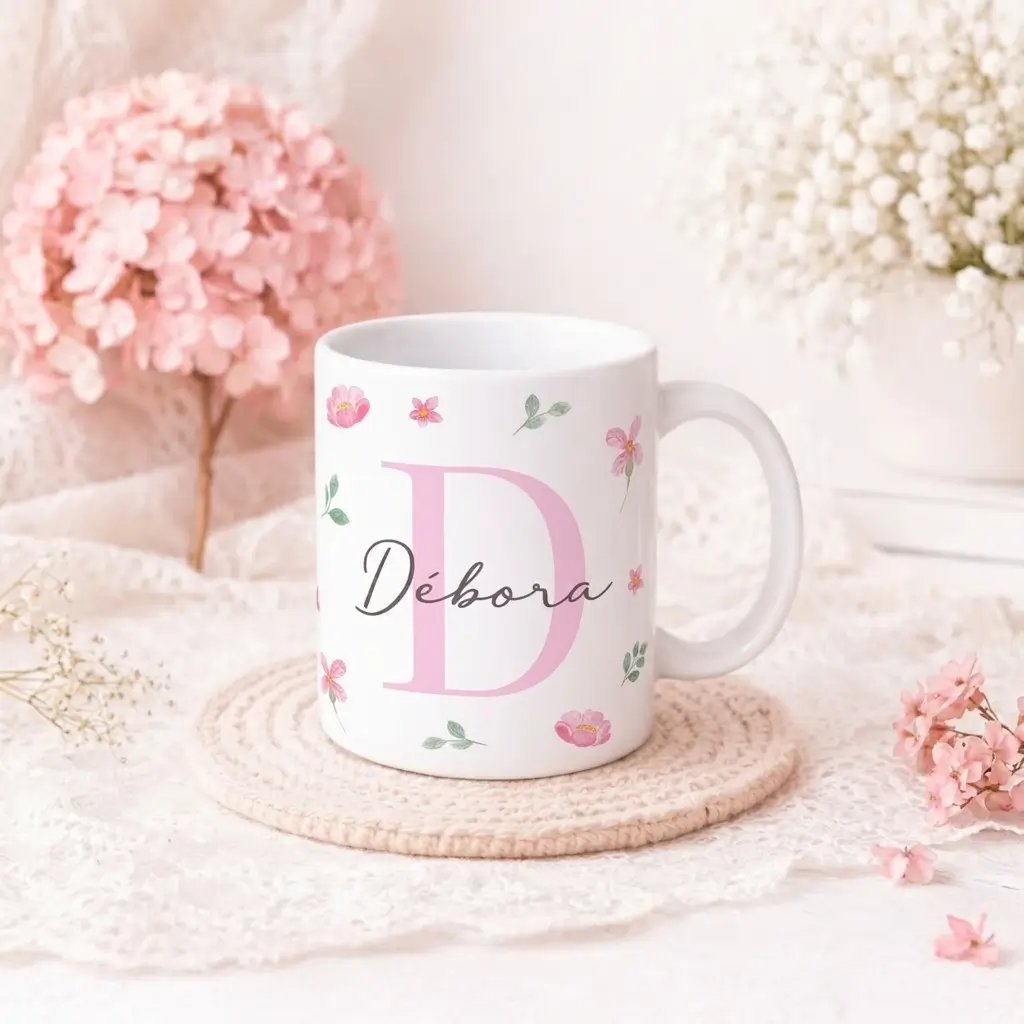 Caneca Alfabeto Florecer D