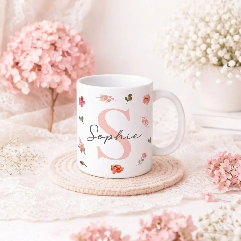 Caneca Alfabeto Florecer S