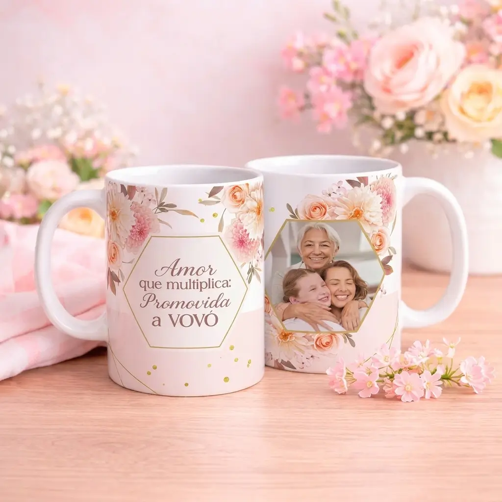Caneca Dia Dos Avós Amor que Multiplica