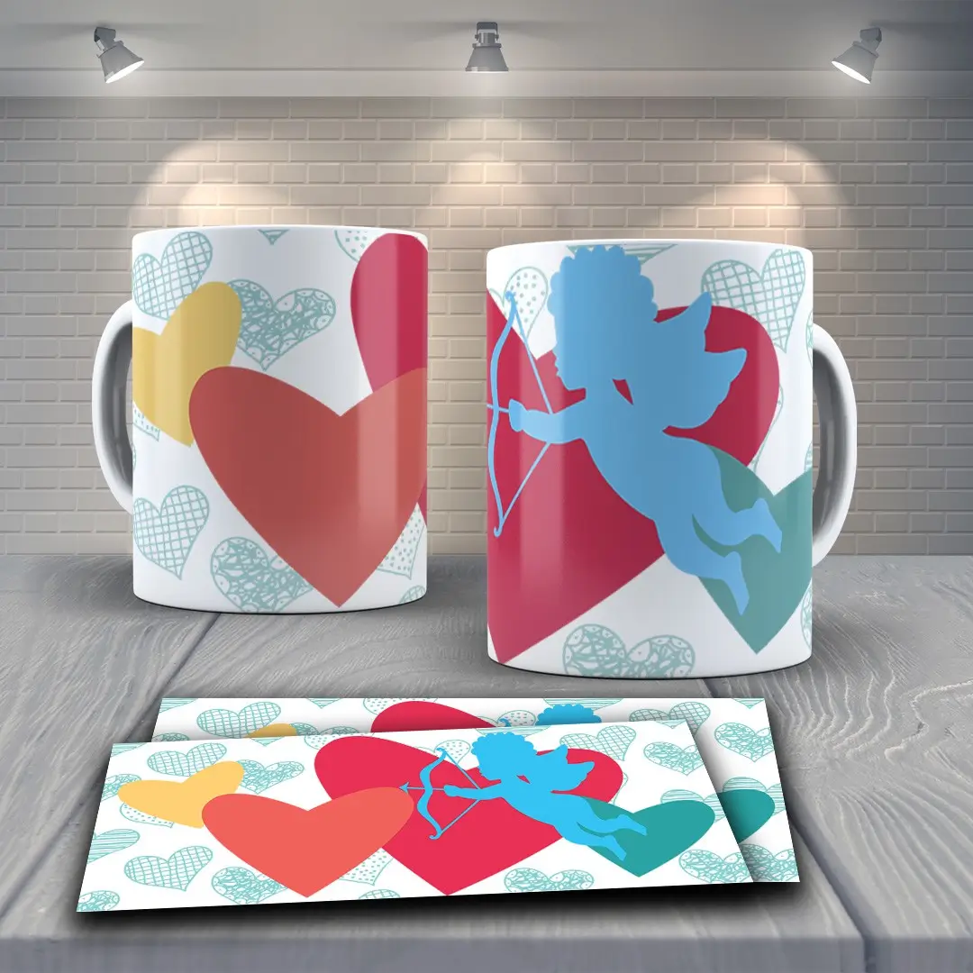 Caneca Cupido Azul