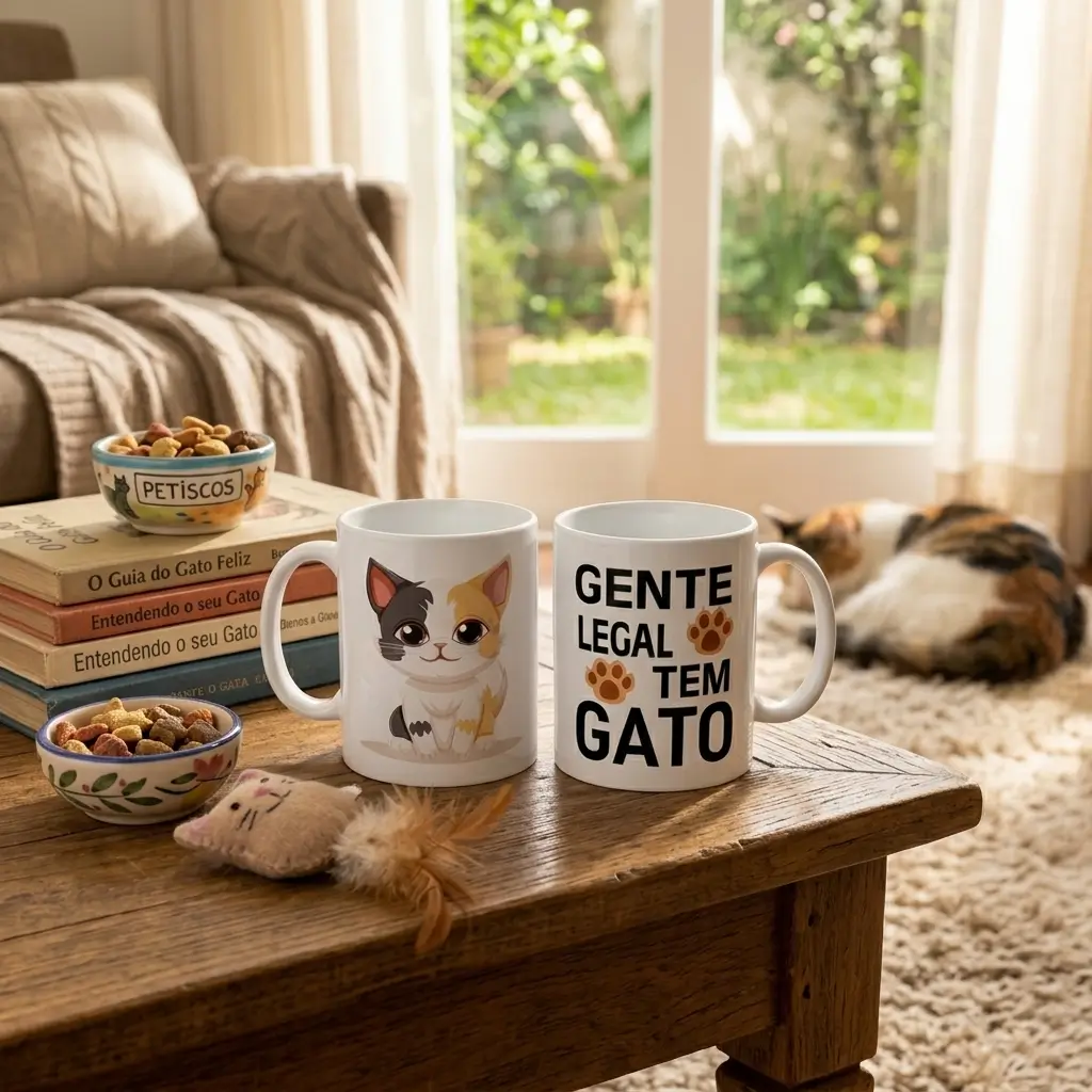 Caneca Mãe de Gato Gente Legal