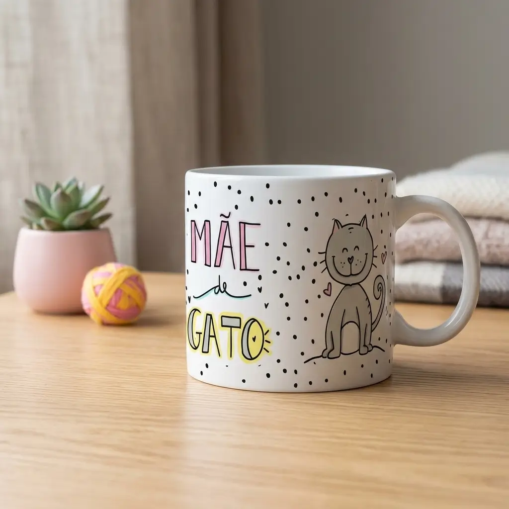 Caneca Mãe de Gato