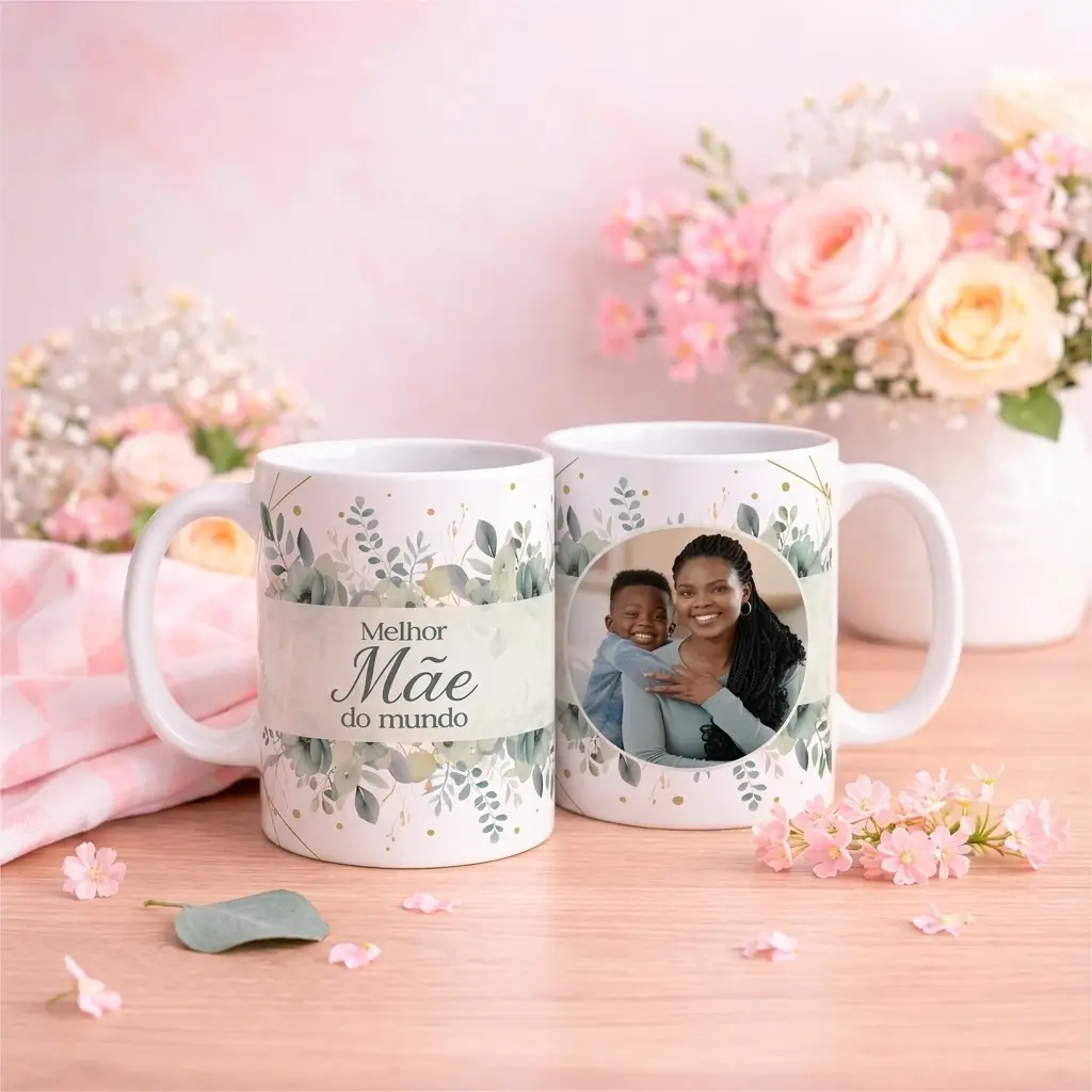 Caneca Dia Das Mães Melhor Mãe do Mundo