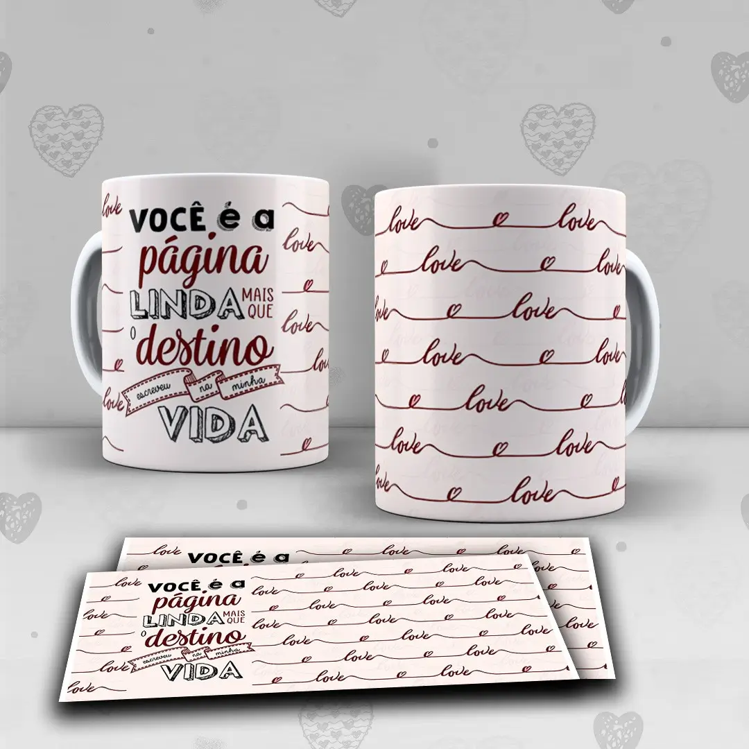 Caneca Pagina da Vida