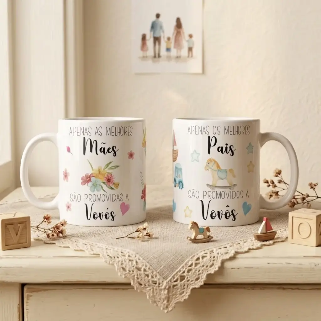Caneca Promovidos  para  Avós