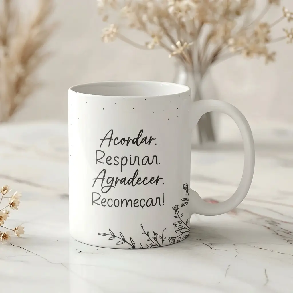 Caneca Recameçar