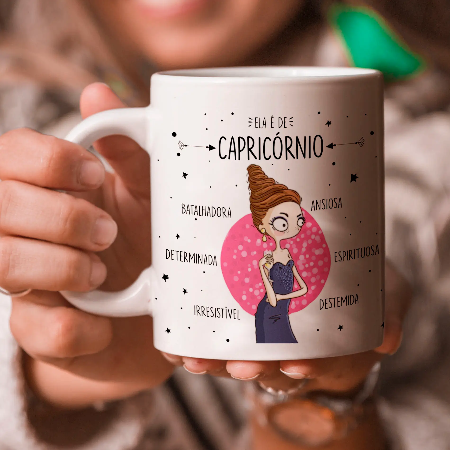 Caneca Ela é Capricórnio