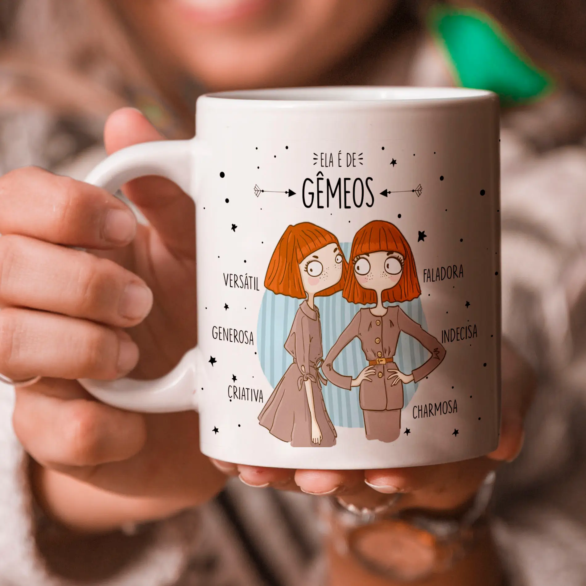 Caneca Ela é Gemeos