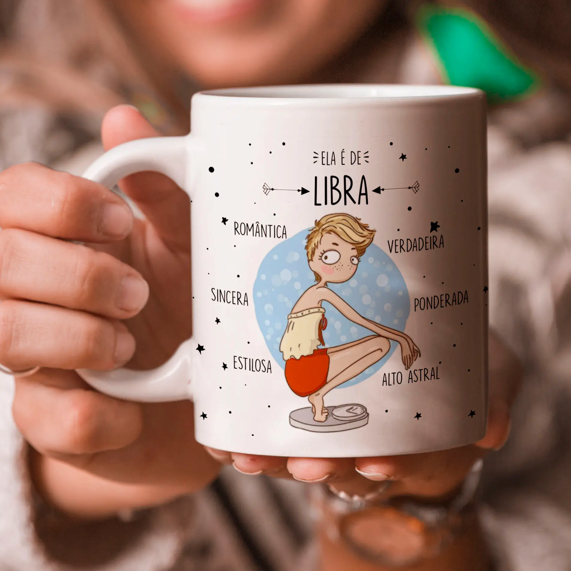 Caneca Ela é Libra