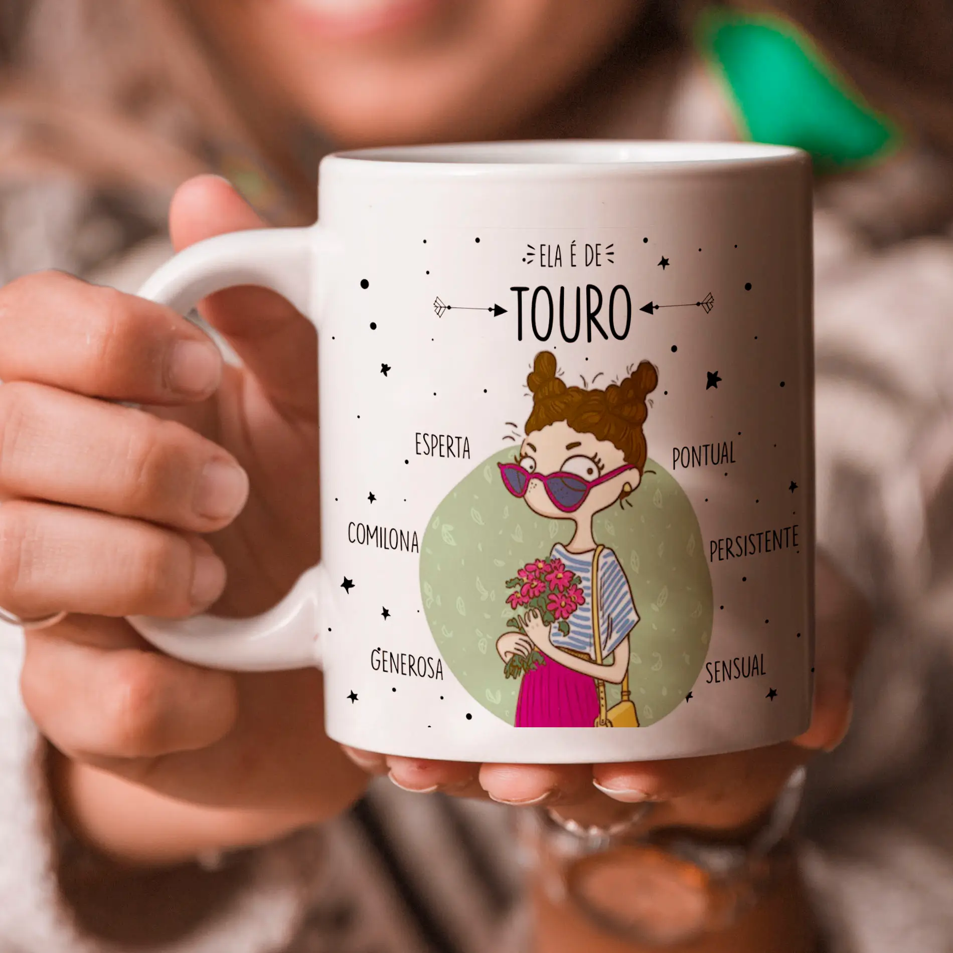 Caneca Ela é Touro
