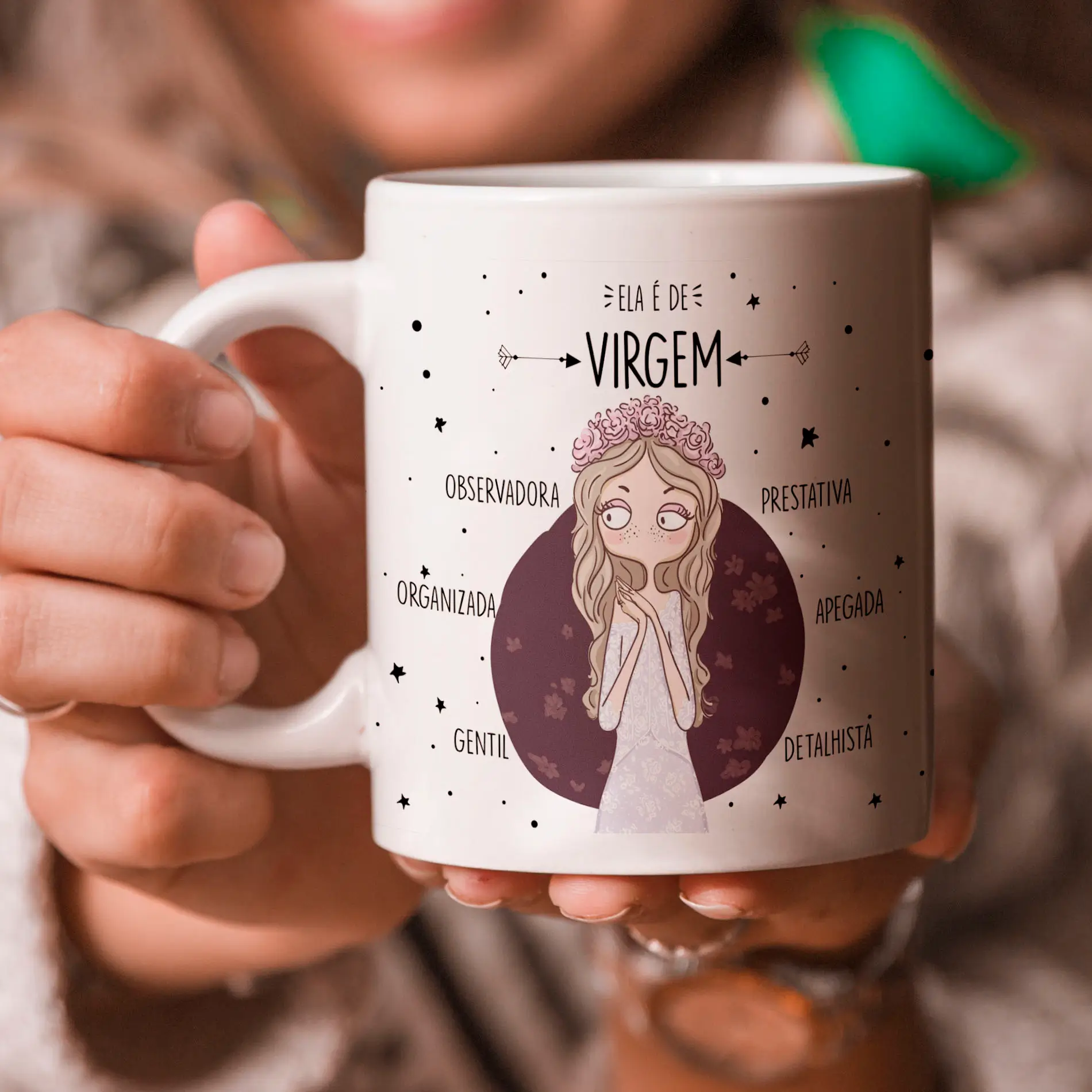 Caneca Ela é Virgem
