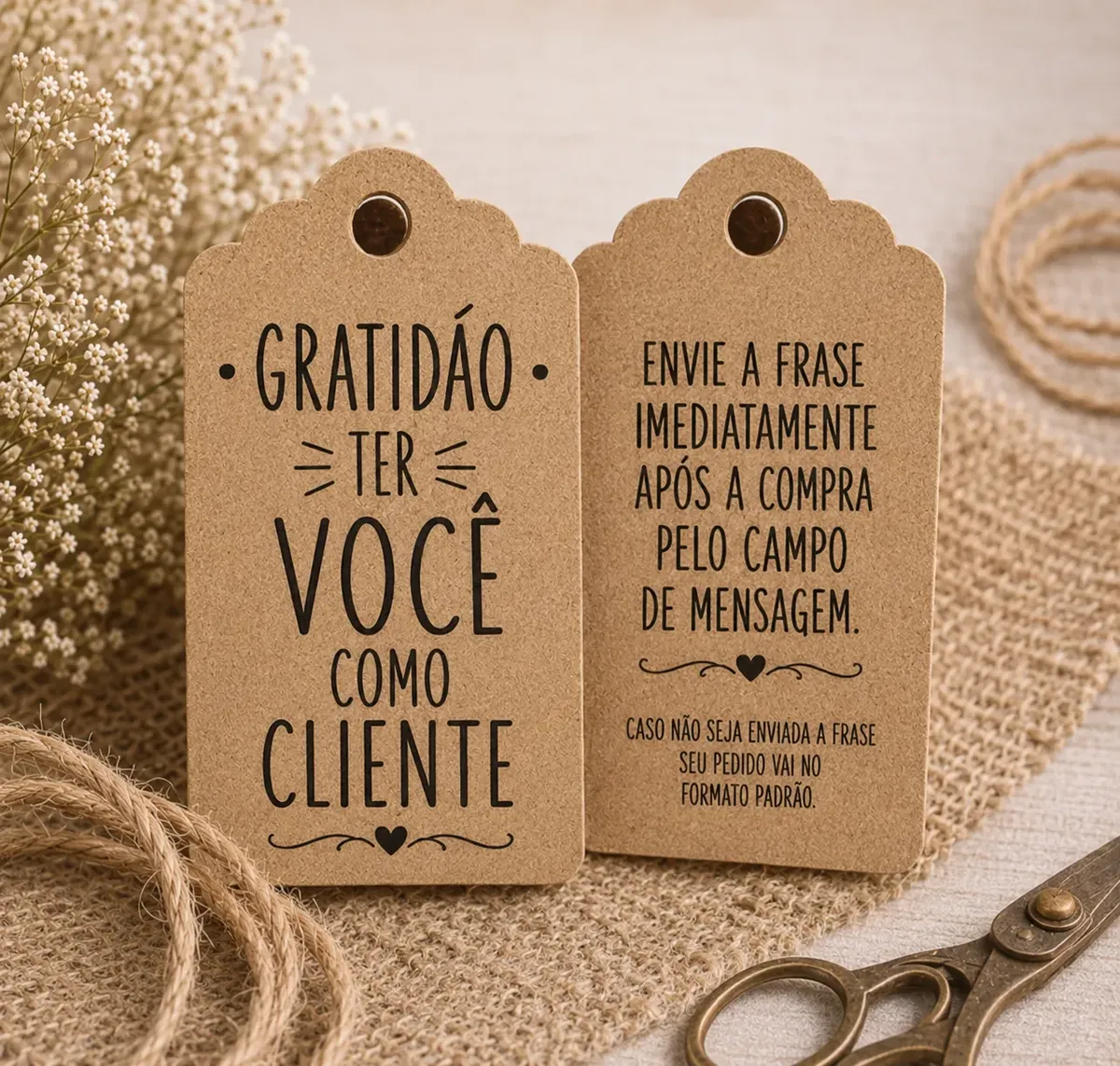 Tag  Agradecimento