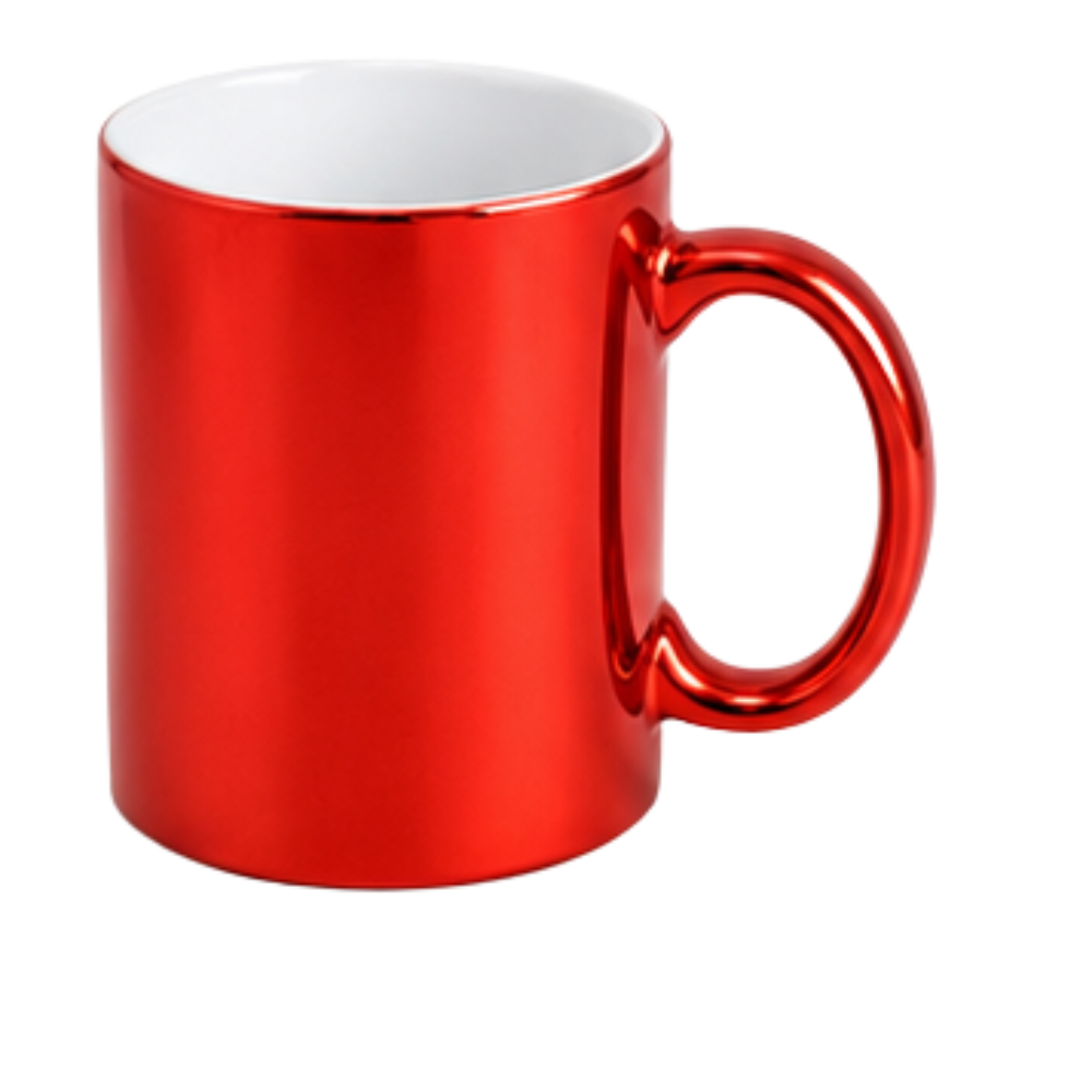 Caneca Cromada de Cerâmica - 325ml - Variação