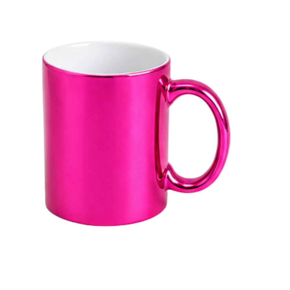 Caneca Cromada de Cerâmica - 325ml - Variação