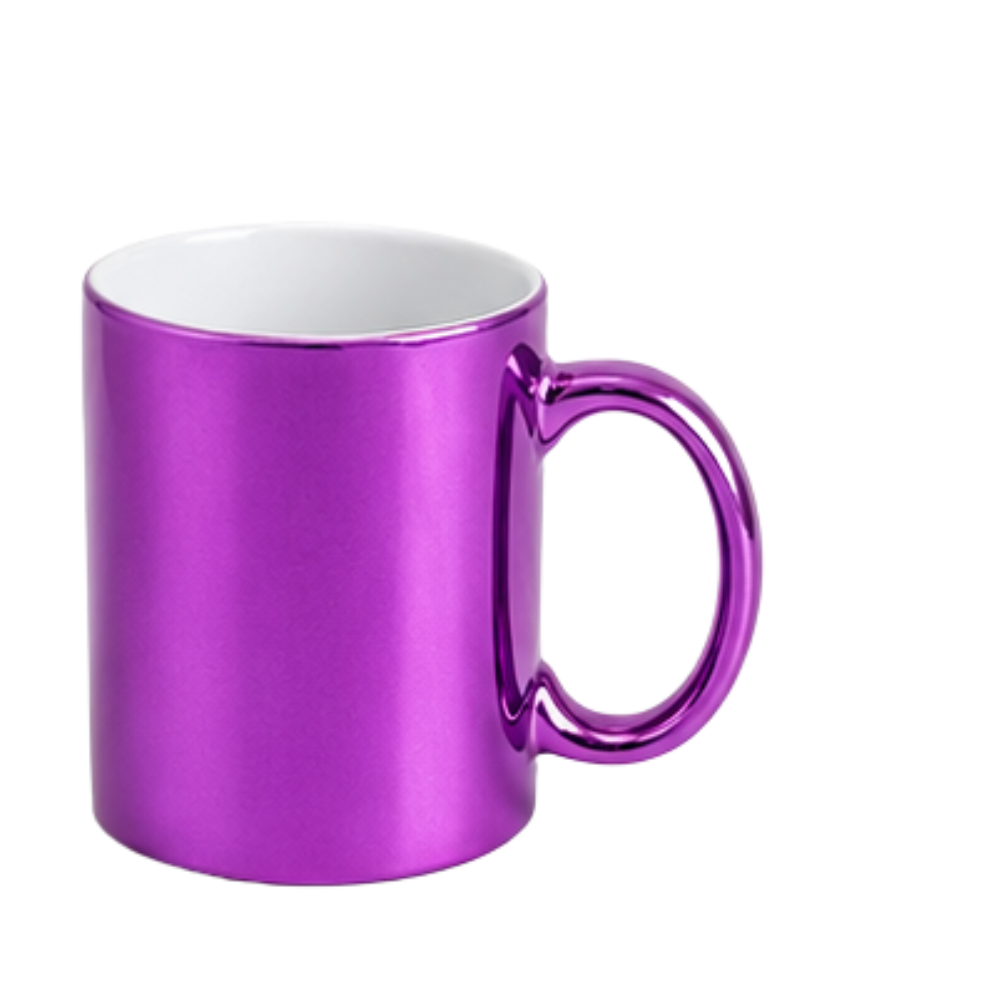 Caneca Cromada de Cerâmica - 325ml - Variação