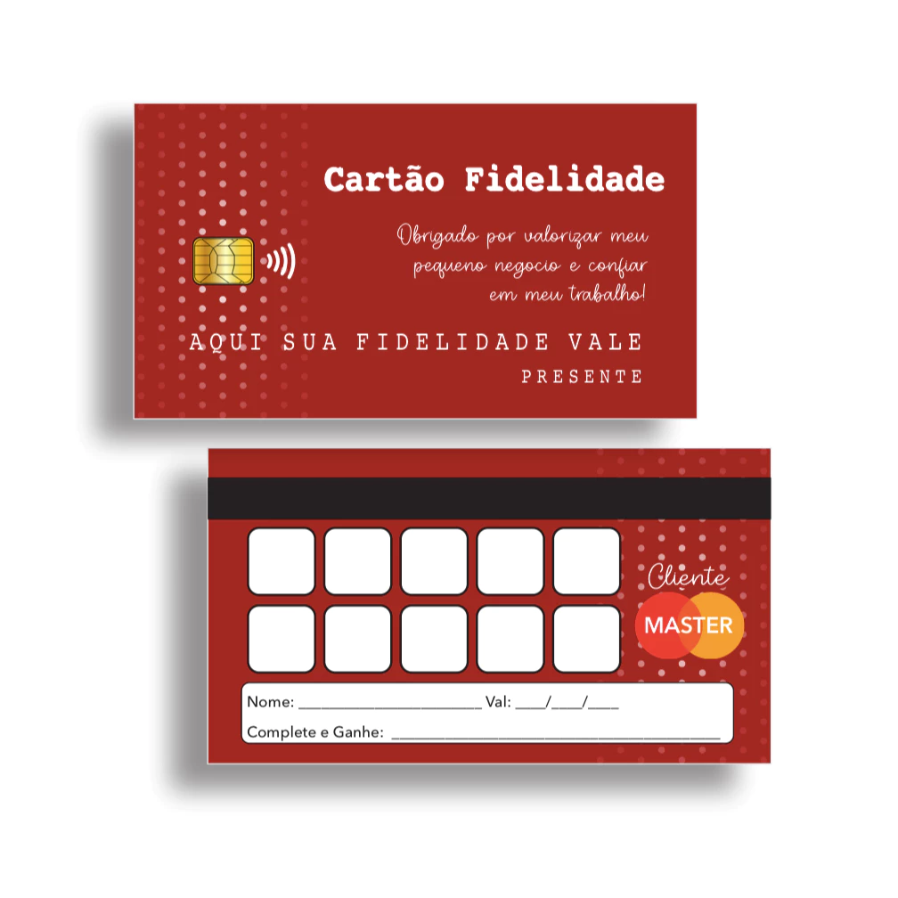 Cartão Fidelidade - Variação